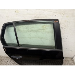 Porta posteriore destra DX Volkswagen Golf 5 nera 1K6833302AA  B3200