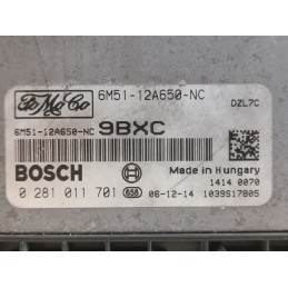 Centralina motore Ford Focus 2 serie 1.6D HHDA 6m51-12a650-nc  A9656