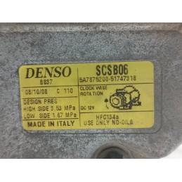 Compressore aria condizionata clima Lancia Ypsilon 843 Benzina 51747318  A9682