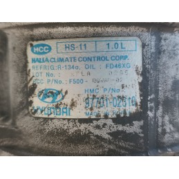 Compressore aria condizionata Hyundai Atos Prime 1.0B 97701-02310  A9696