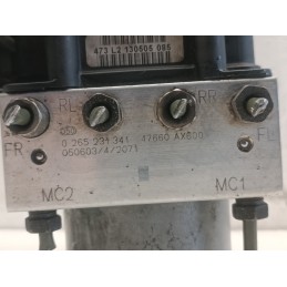 Centralina pompa Abs Nissan Micra K12 1.5D 0265800319 47660AX600  A9698