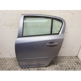 Porta posteriore sinistra Opel Corsa D grigio chiaro usata 93189342 completa  B3276