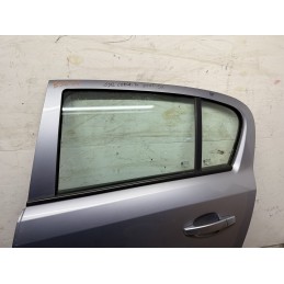 Porta posteriore sinistra Opel Corsa D grigio chiaro usata 93189342 completa  B3276