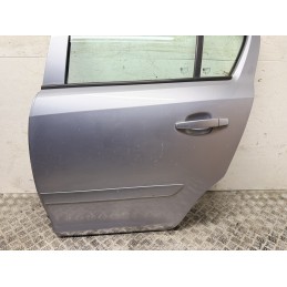 Porta posteriore sinistra Opel Corsa D grigio chiaro usata 93189342 completa  B3276