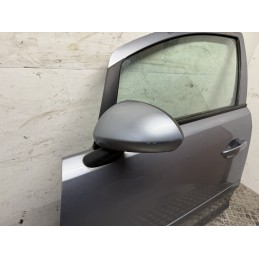 Porta anteriore sinistra Opel Corsa D grigio chiaro usata 93189328 completa  B3278