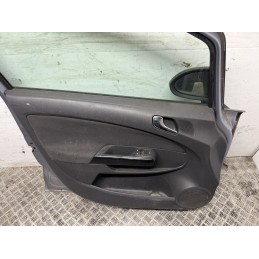 Porta anteriore sinistra Opel Corsa D grigio chiaro usata 93189328 completa  B3278