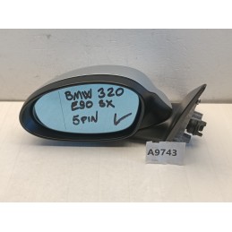 Specchietto retrovisore sinistro Bmw Serie 3 E90 E91 5 Pin 2005 2008  A9743