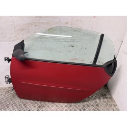Porta anteriore sinistra Smart Fortwo 450 rossa usata completa alzavetro  B3322