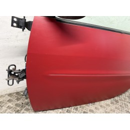 Porta anteriore sinistra Smart Fortwo 450 rossa usata completa alzavetro  B3322