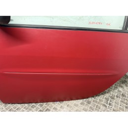 Porta anteriore sinistra Smart Fortwo 450 rossa usata completa alzavetro  B3322