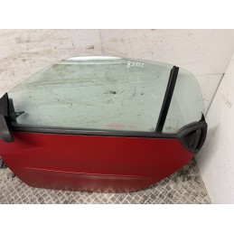 Porta anteriore sinistra Smart Fortwo 450 rossa usata completa alzavetro  B3322