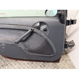 Porta anteriore sinistra Smart Fortwo 450 rossa usata completa alzavetro  B3322
