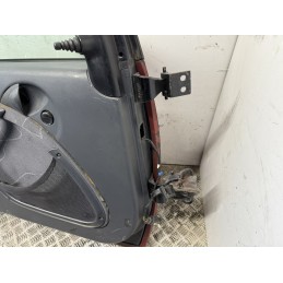 Porta anteriore sinistra Smart Fortwo 450 rossa usata completa alzavetro  B3322