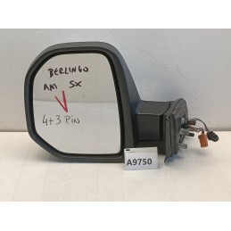 Specchietto retrovisore sinistro Citroen Berlingo 2 2008 2012 7 pin richiudibile  A9750