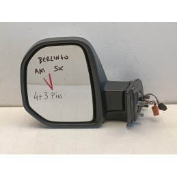 Specchietto retrovisore sinistro Citroen Berlingo 2 2008 2012 7 pin richiudibile  A9750