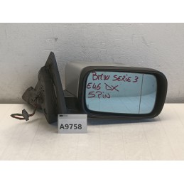 Specchietto retrovisore destro 5 Pin Bmw serie 3 E46 1998 2005 elettrico  A9758