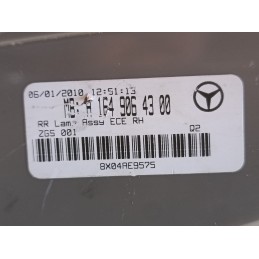 Fanale stop posteriore destro Mercedes ML W164 A1649064300 LED 2008 2011  A9759