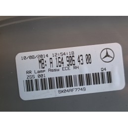 Fanale stop posteriore destro Mercedes ML W164 A1649064300 LED 2008 2011  A9760