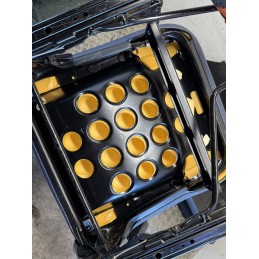 Sedili Tappezzeria completa Fiat Seicento 600 blu nuova 7000km  B3344