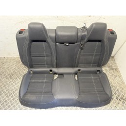 Tappezzeria Mercedes Classe A W176 mista pelle tessuto ricami bianco sport  B3347