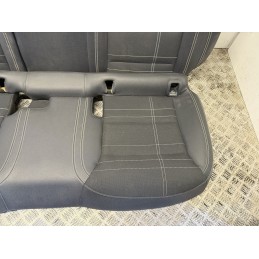 Tappezzeria Mercedes Classe A W176 mista pelle tessuto ricami bianco sport  B3347