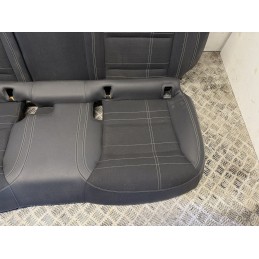 Tappezzeria Mercedes Classe A W176 mista pelle tessuto ricami bianco sport  B3347