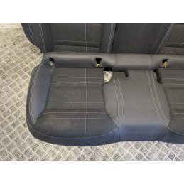 Tappezzeria Mercedes Classe A W176 mista pelle tessuto ricami bianco sport  B3347