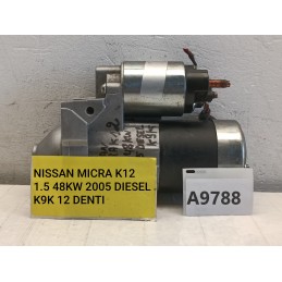 Motorino avviamento Nissan Micra K12 1.5D K9K 2003 2010 usato  A9788