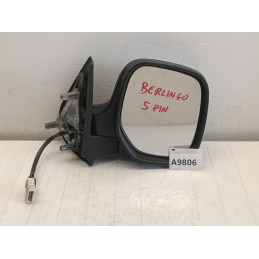 Specchietto retrovisore destro 5 pin Citroen Berlingo 1 serie 2002 2008  A9806