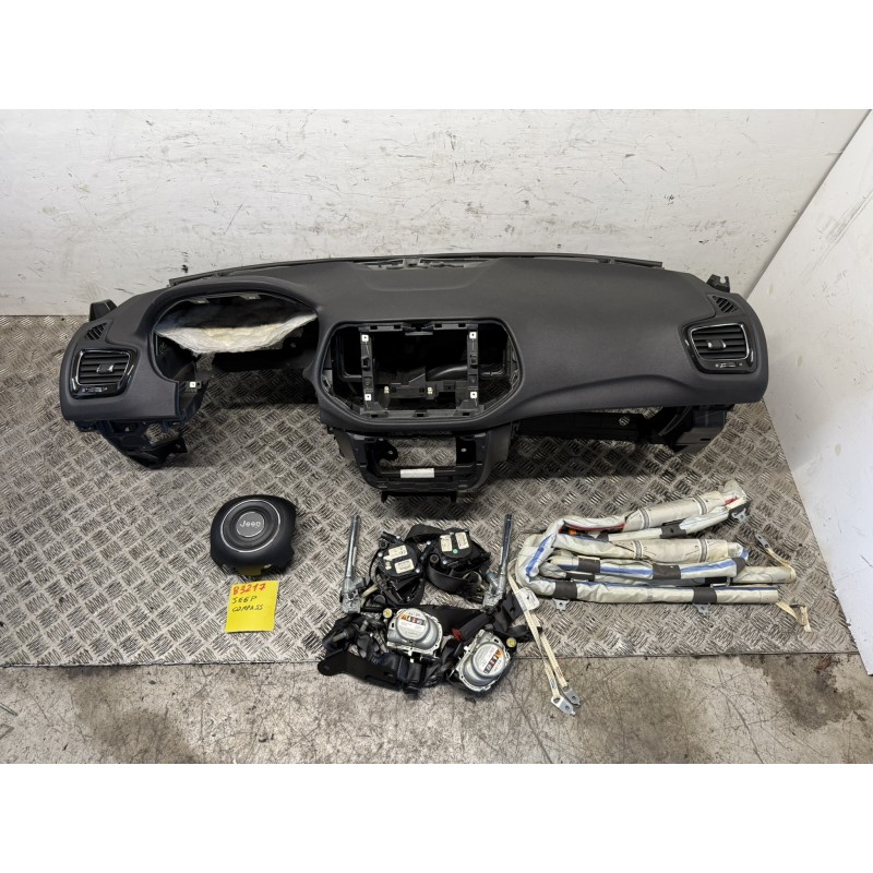 Kit airbag completo Jeep Compass 2 serie 2018 cinture cruscotto tendine  B3217