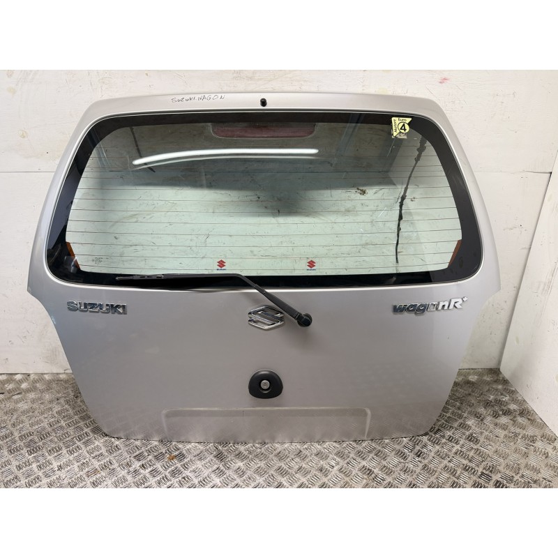 Portellone posteriore cofano bagagliaio Suzuki Wagon R grigio completo lunotto  B3367
