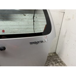 Portellone posteriore cofano bagagliaio Suzuki Wagon R grigio completo lunotto  B3367