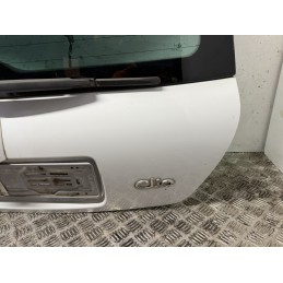 Portellone posteriore bagagliaio Renault Clio 2 bianco completo usato  B3369