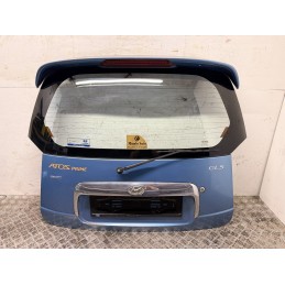 Portellone posteriore bagagliaio Hyundai Atos Prime Azzurro spoiler completo  B3370