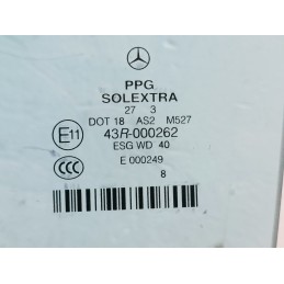 Vetro scendente porta posteriore sinistro Mercedes Classe E W211 Berlina  A9822