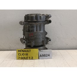 Compressore aria condizionata clima Renault Clio 3 1.2B 8200819568  A9824
