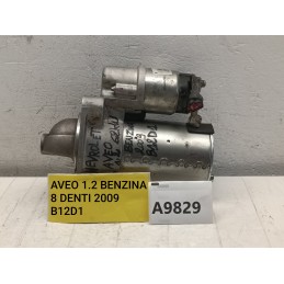 Motorino avviamento revisionato Chevrolet Aveo 1.2B B12D1 Spark 96963483  A9829