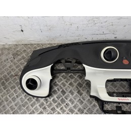 Cruscotto Smart ForFour 453 nero con airbag passeggero modanatura bianca  B3353