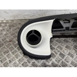 Cruscotto Smart ForFour 453 nero con airbag passeggero modanatura bianca  B3353