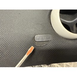 Cruscotto Smart ForFour 453 nero con airbag passeggero modanatura bianca  B3353