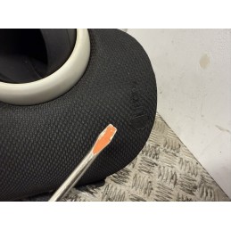 Cruscotto Smart ForFour 453 nero con airbag passeggero modanatura bianca  B3353