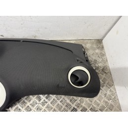Cruscotto Smart ForFour 453 nero con airbag passeggero modanatura bianca  B3353