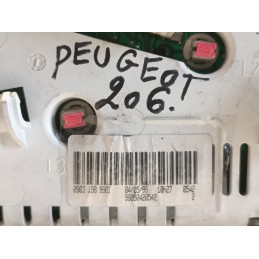 Quadro strumenti contachilometri Peugeot 206 1.1B 9634961180  A9849