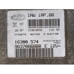 Centralina motore Peugeot 206 1.1B 9637086880 IAW1AP.80 HFZ  A9850