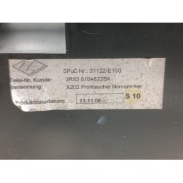 Posacenere porta oggetti Jaguar S Type 2002 2008 2r838104822ba  A9865