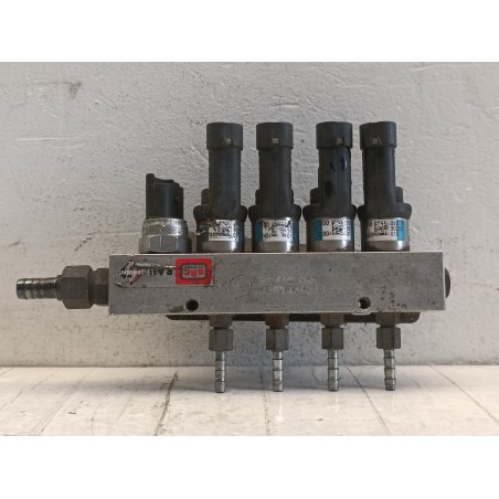 Kit 4 iniettori blu rampa GPL BRC 09sq99020001g 67R-010185 gas  A9868