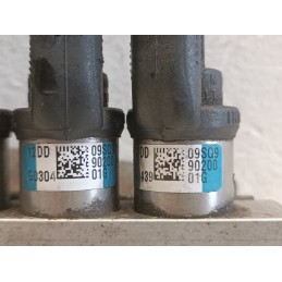 Kit 4 iniettori blu rampa GPL BRC 09sq99020001g 67R-010185 gas  A9868