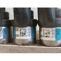 Kit 4 iniettori blu rampa GPL BRC 09sq99020001g 67R-010185 gas  A9868
