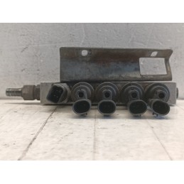 Kit 4 iniettori blu rampa GPL BRC 09sq99020001g 67R-010185 gas  A9868