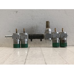 Kit 4 iniettori Zavoli GPL JET12AV 67R010187 Fiat Panda 2 169 1.2B verde  A9869